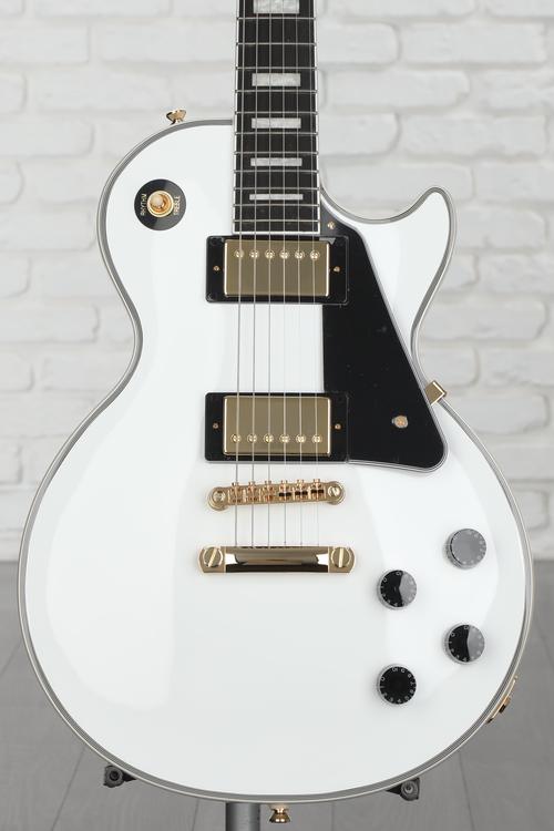 Epiphone Les Paul Custom Electric Guitar - Alpine White | Sweetwater