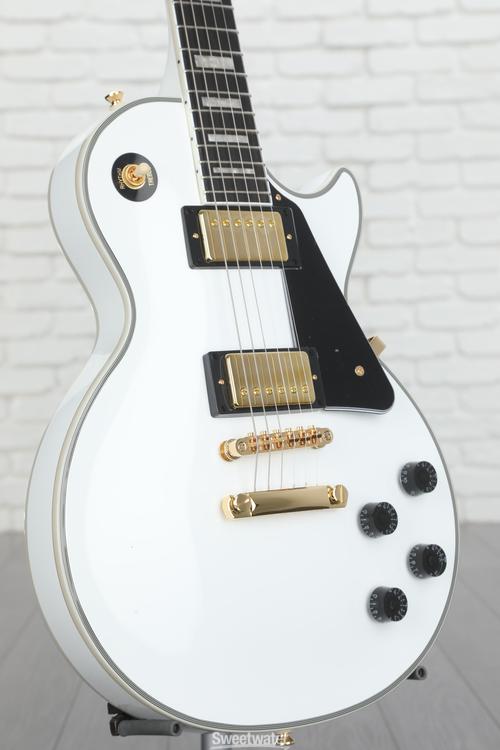 Epiphone Les Paul Custom Electric Guitar - Alpine White | Sweetwater