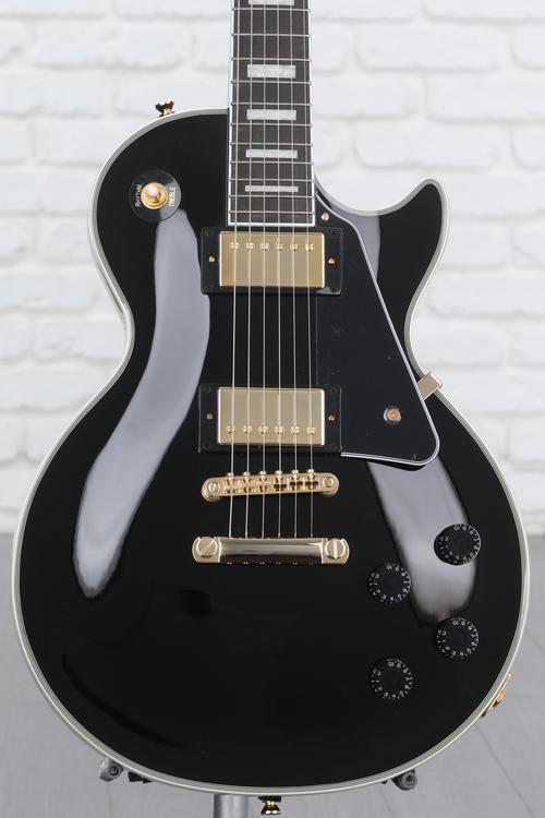 Epiphone Les Paul Custom Electric Guitar - Ebony | Sweetwater