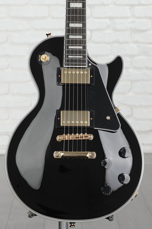 Epiphone Les Paul Custom Electric Guitar - Ebony | Sweetwater