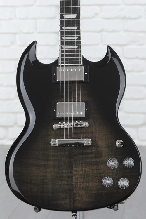 Epiphone SG Modern Figured Electric Guitar - Trans Black Fade