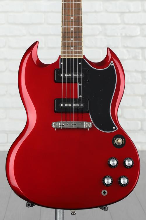 第一ネット Epihone SG Burgandy P90Sparkling Special エレキギター