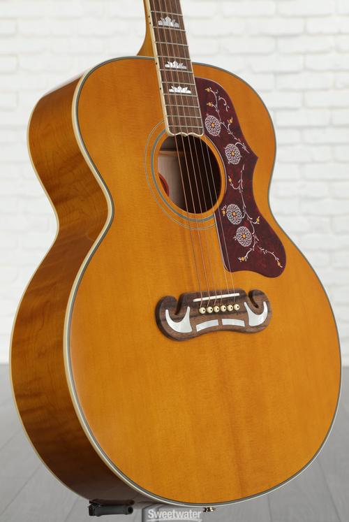 Epiphone J-200 Acoustic Guitar - Aged Natural Antique Gloss