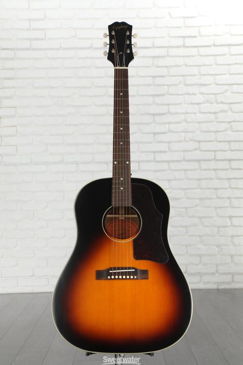 Epiphone J-45 Acoustic Guitar - Aged Vintage Sunburst Gloss ...