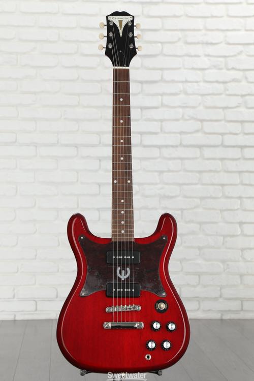 Epiphone Wilshire P-90s Electric Guitar - Cherry | Sweetwater