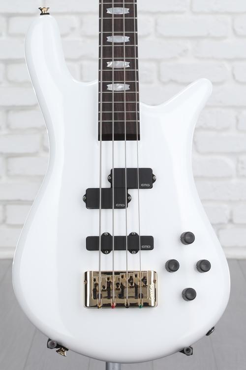 Spector Euro 4 Classic Bass Guitar - Solid White