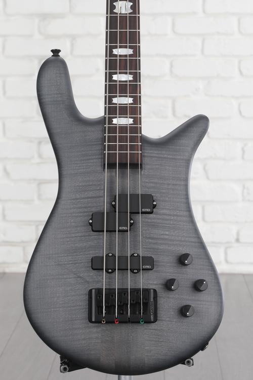 Spector Euro 4 LX Bass Guitar - Trans Black Stain Matte