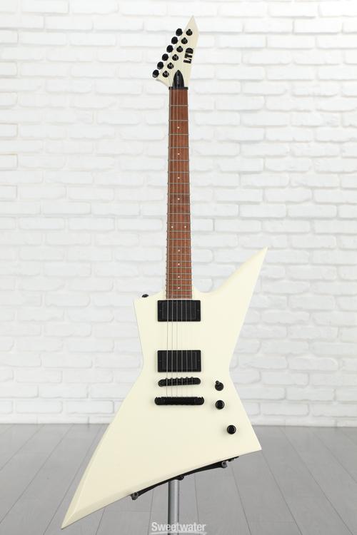 ESP LTD EX200 Solidbody Electric Guitar Olympic White Sweetwater