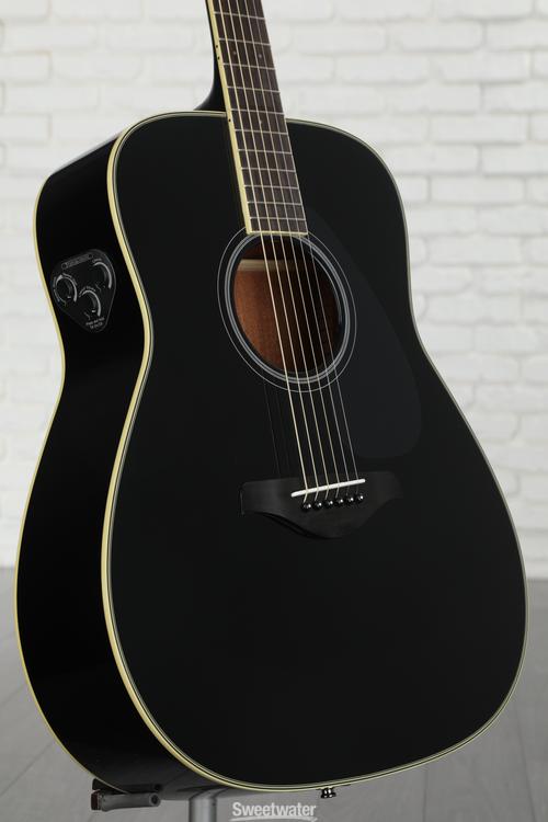 Yamaha FG-TA TransAcoustic Dreadnought Acoustic-electric Guitar - Black
