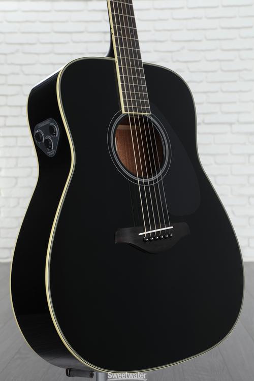 Yamaha FG-TA TransAcoustic Dreadnought Acoustic-electric Guitar - Black