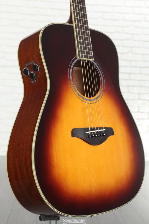 Yamaha FG-TA TransAcoustic Dreadnought Acoustic-electric Guitar - Brown  Sunburst