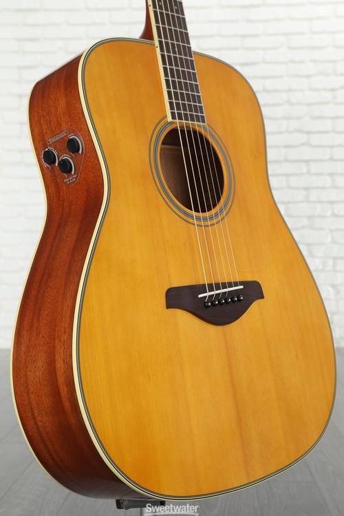 Yamaha FG-TA TransAcoustic Dreadnought Acoustic-electric Guitar ...