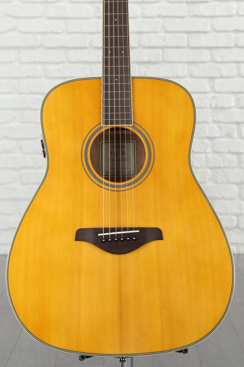 Yamaha FG-TA TransAcoustic Dreadnought Acoustic-electric Guitar ...