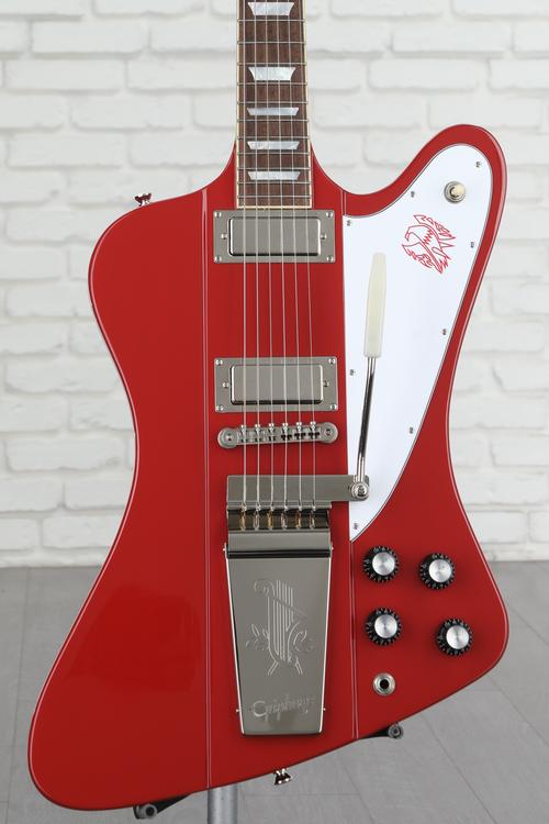 Epiphone 1963 Firebird V Electric Guitar - Ember Red | Sweetwater