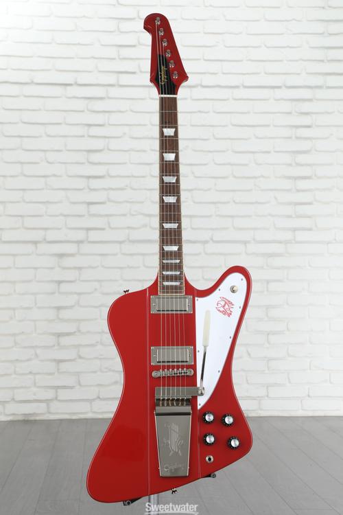 Epiphone 1963 Firebird V Electric Guitar - Ember Red | Sweetwater