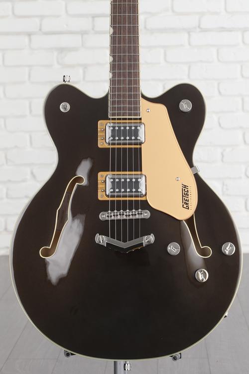 Gretsch G5622 Electromatic Center Block Double-Cut with V-Stoptail Electric  Guitar - Black Gold