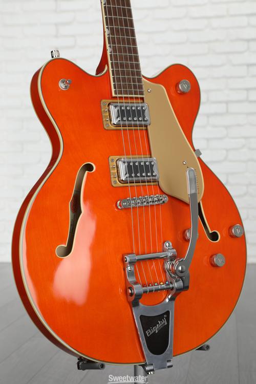 Gretsch G5622T Electromatic Center Block Double-Cut Electric Guitar -  Orange Stain