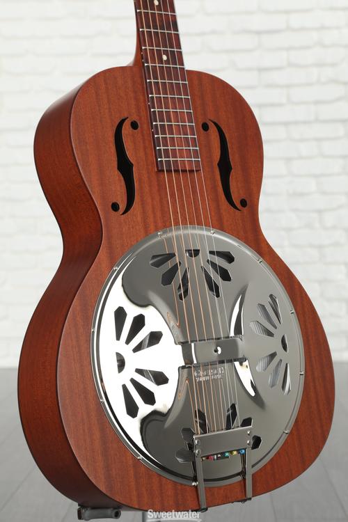 Gretsch G9200 Boxcar Round-neck, Mahogany Body Resonator - Natural