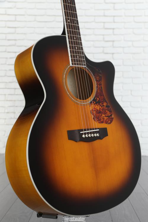 Guild F-250CE Deluxe Acoustic-Electric Guitar - Antique Burst