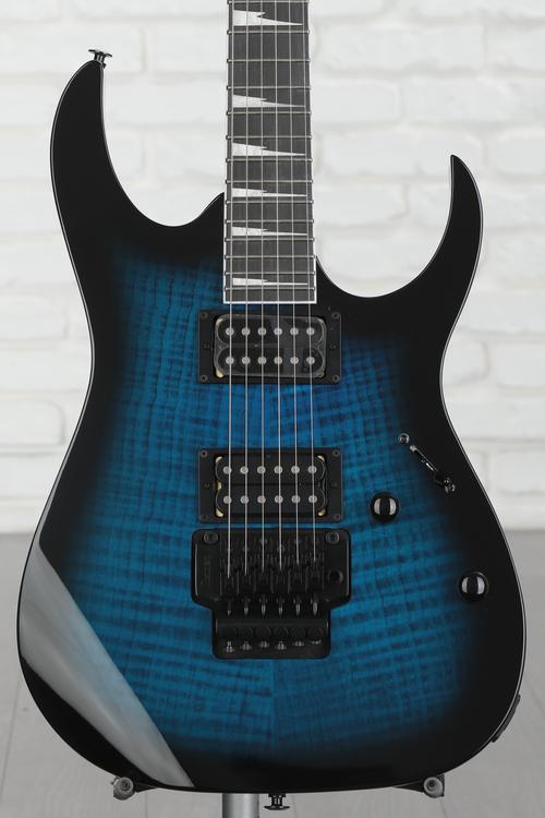Ibanez Gio RG320FAT Electric Guitar - Transparent Blue Sunburst ...