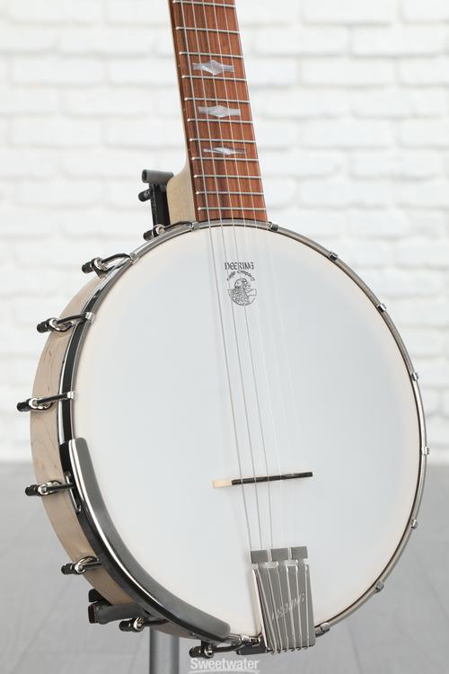 Deering Goodtime Six Open-back 6-string Banjo - Natural Maple | Sweetwater