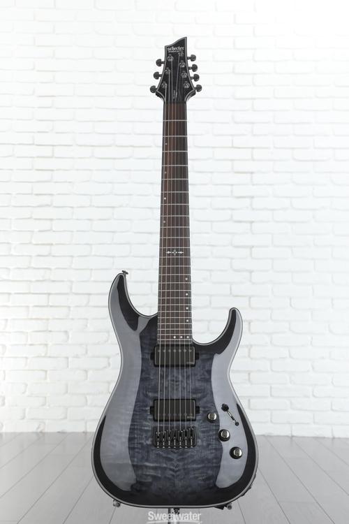 Schecter Hellraiser Hybrid C-7 - Trans Black Burst | Sweetwater