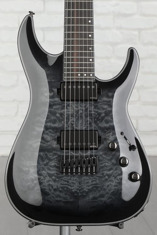 Schecter Hellraiser Hybrid C-7 - Trans Black Burst | Sweetwater