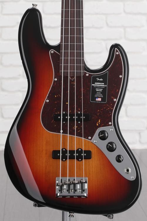 Fender American Professional II Jazz Bass Fretless - 3 Color