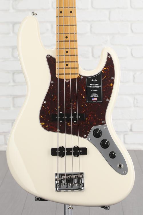 Fender American Professional II Jazz Bass - Olympic White with 