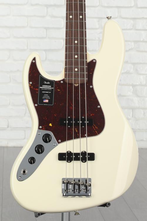 Fender American Professional II Jazz Bass Left-handed - Olympic White with  Rosewood Fingerboard