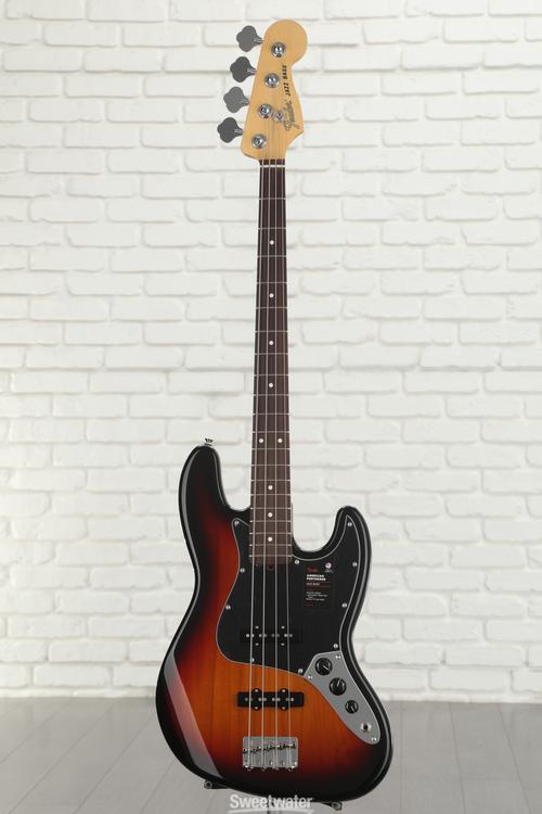 Fender American Performer Jazz Bass - 3-Tone Sunburst with Rosewood  Fingerboard