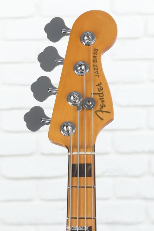 FENDER AMERICAN ULTRA JAZZ BASS Maple Texas Tea - Nuostore