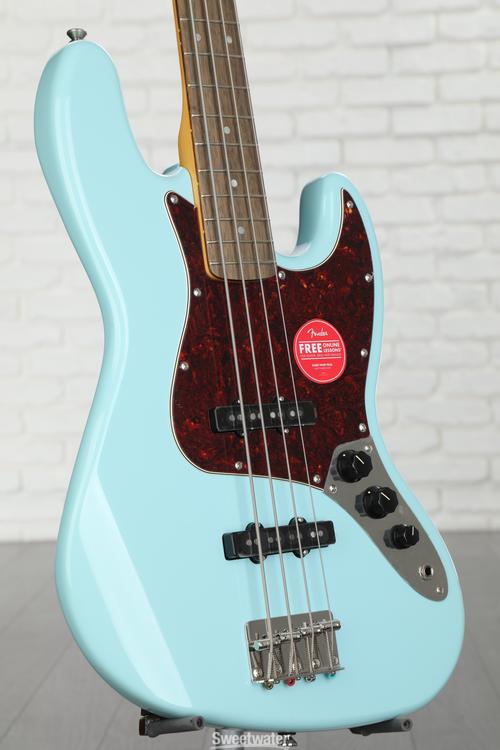 Squier Classic Vibe '60s Jazz Bass - Daphne Blue | Sweetwater