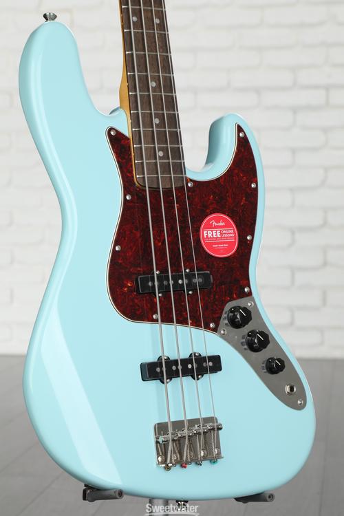 Squier Classic Vibe '60s Jazz Bass - Daphne Blue | Sweetwater