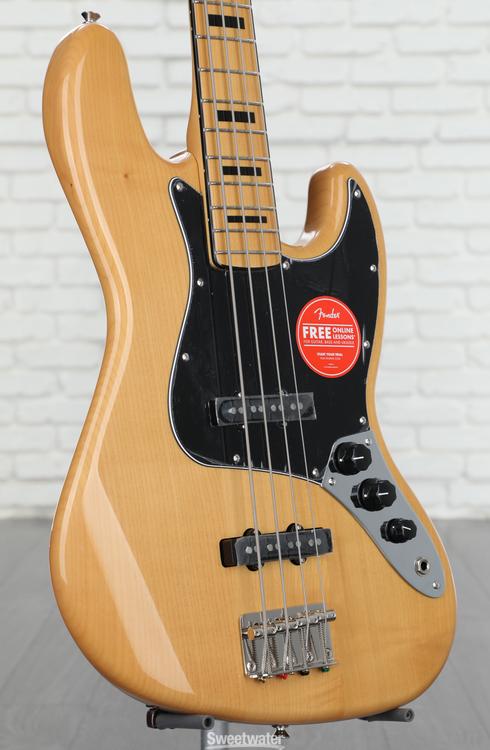 Squier Classic Vibe '70s Jazz Bass - Natural | Sweetwater