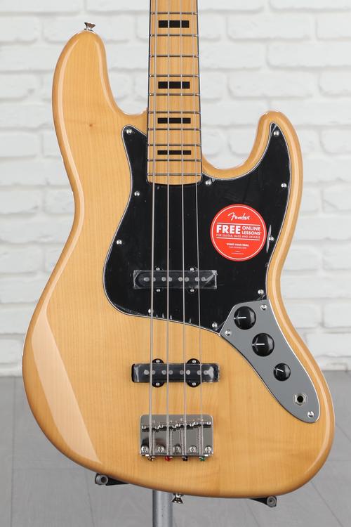 Squier Classic Vibe '70s Jazz Bass - Natural | Sweetwater