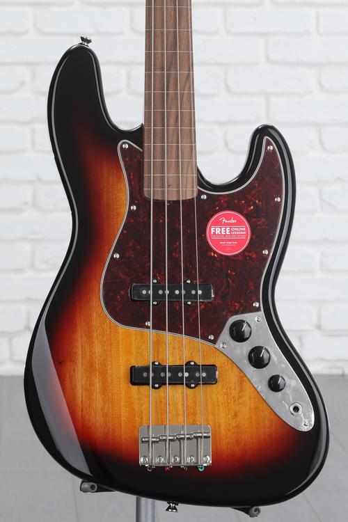 Squier Classic Vibe '60s Fretless Jazz Bass - 3-Tone Sunburst