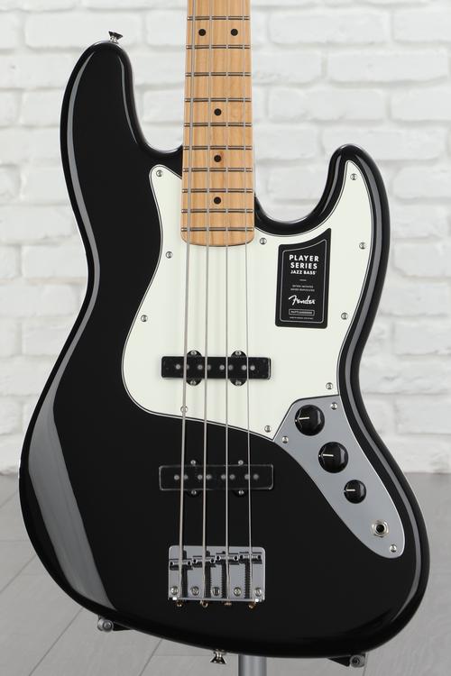 Fender Player Jazz Bass - Black with Maple Fingerboard