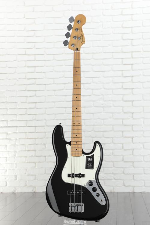 Fender Player Jazz Bass - Black with Maple Fingerboard | Sweetwater