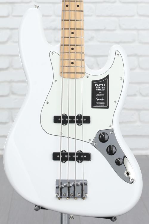 Fender Player Jazz Bass - Polar White with Maple Fingerboard