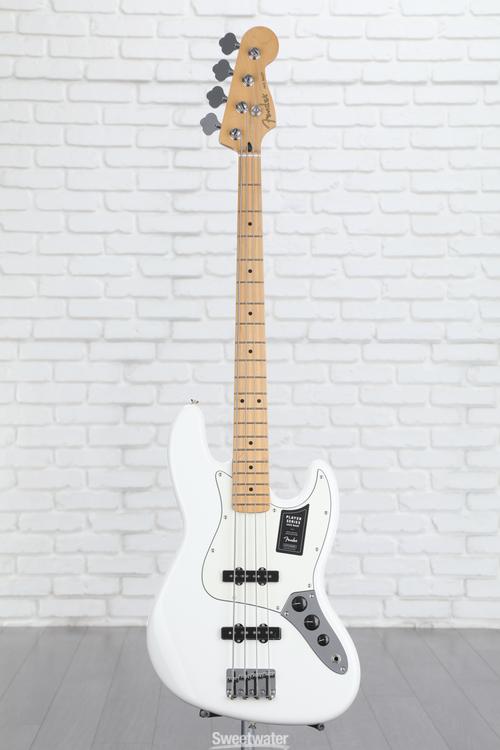 Fender Player Jazz Bass - Polar White with Maple Fingerboard