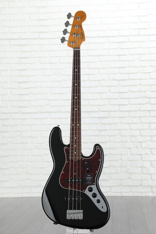 Fender Vintera II '60s Jazz Bass - Black with Rosewood Fingerboard 