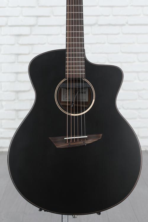 Ibanez Jon Gomm Signature JGM5 Acoustic-Electric Guitar - Black Satin ...