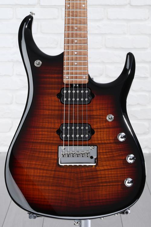 Ernie Ball Music Man JP15 Electric Guitar - Tiger Eye Flame