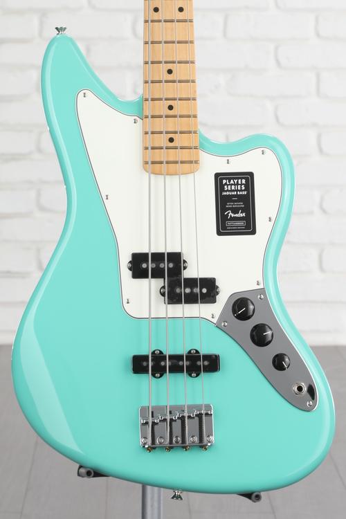 Fender 014-9302-573 Player Jaguar Bass, Maple FB, Sea Foam Green – Easy  Music Center