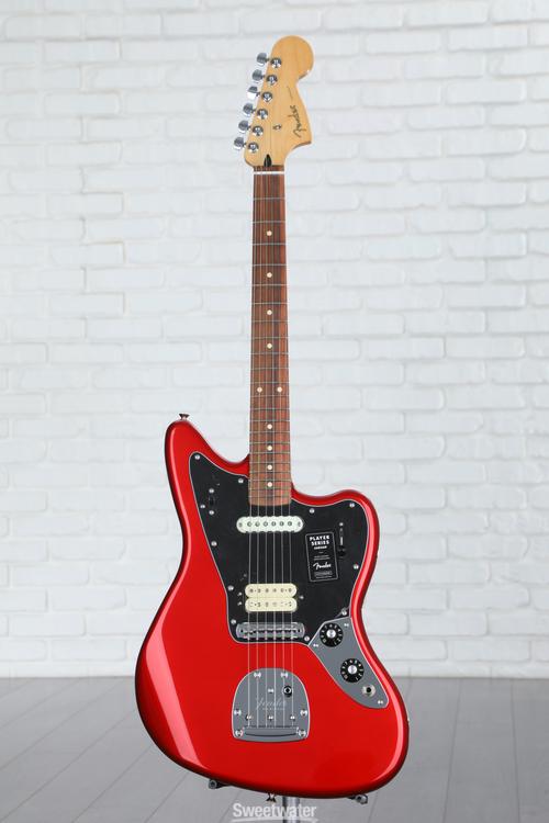 Fender Player Jaguar Solidbody Electric Guitar Candy Apple Red