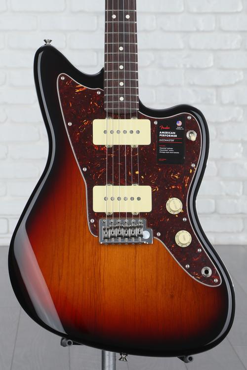 Fender American Performer Jazzmaster - 3-Tone Sunburst with Rosewood ...