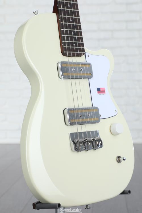 Harmony Juno Electric Guitar Pearl White with Rosewood Fingerboard