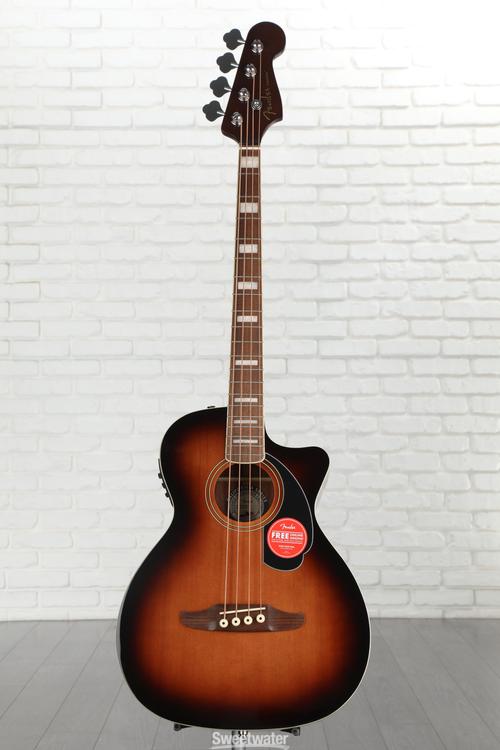 Fender Kingman Acoustic-electric Bass - Shaded Edge Burst