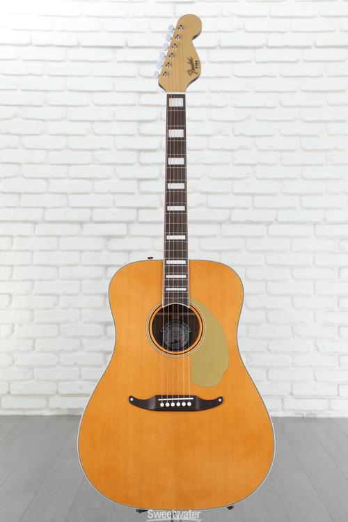 Fender California Vintage King Acousticelectric Guitar Aged Natural